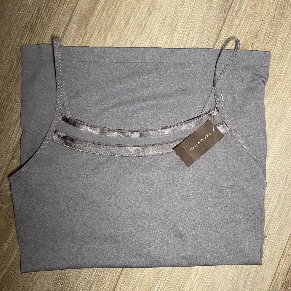 NWT The Limited Gray Camisole Top